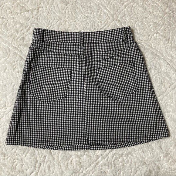 BRANDY Melville John Galt Gingham Check Mini Skirt - Picture 3 of 4